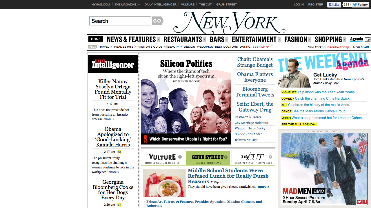 Data points on top of landscape